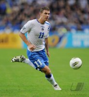 Fussball International EM 2012-Qualifikation:  Edin Dzeko (Bosnien-Herzegowina)