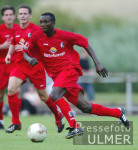 FUSSBALL Testspiel Rolf -Christel Guie-Mien  (SC) am Ball