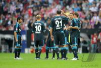 Fussball Supercup: Raul, Ivan Rakitic, Christoph Metzelder, Edu (v. li., FC Schalke 04)