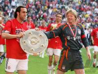 Fussball 1.Bundesliga JUBEL  FC Bayern Muenchen