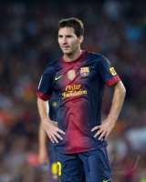 FUSSBALL Primera Division/Super Cup 2012: Lionel Messi (Barca)