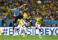 FUSSBALL WM 2014, Achtelfinale: Kolumbien - Uruguay