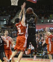 Basketball 1. Bundesliga 2012/2013:  FC Bayern Muenchen - Walter Tigers Tuebingen