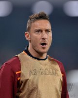 FUSSBALL Coppa Italia  2013/2014: Francesco Totti (AS Rom)