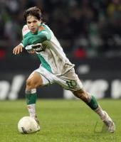 Fussball 1. Bundesliga: Werder, DIEGO Einzelaktion