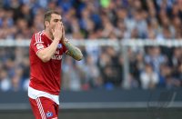 Fussball, 1. Bundesliga  Saison 2014/2015 Relegation: Karlsruher SC - Hamburger SV