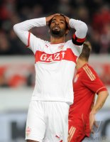 Fussball 1. Bundesliga : Enttaeuschung Cacau (VfB Stuttgart)