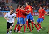 FUSSBALL WM 2010  HALBFINALE:  Deutschland - Spanien