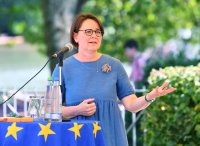 Politik, Wahlkampf CDU; Annette Widmann - Mauz