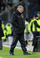Fussball CHL  Saison 2011/2012:  Enttaeuscht Trainer Sir  Alex  Ferguson  (Manchester United FC)
