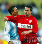 FUSSBALL Agostino und Meira im Clinch