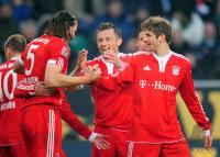 FUSSBALL, 1. BUNDESLIGA, 21. Spieltag: Wolfsburg - Bayern