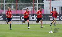 Fussball 1. Bundesliga: Training beim FC Bayern Muenchen