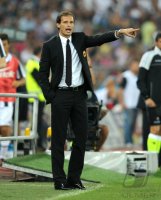 FUSSBALL SERIE A:  Trainer Massimilliano Allegri (AC Mailand)