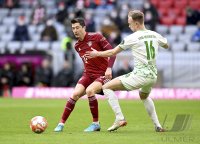Fussball 1. Bundesliga Saison 21/22: FC Bayern Muenchen - SpVgg Greuther Fuerth