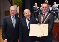 Wilfried Ensinger wird Rottenburger Ehrenbuerger