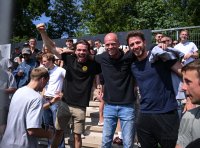 Fussball Relegation zur Regionalliga Sued  2024/2025   
TSG Balingen - Tuerk Guecue Friedberg