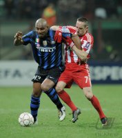 Fussball CHL  Saison 2010/2011: Inter Mailand - FC Bayern Muenchen
