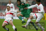 FUSSBALL 1. Bundesliga  Spielszene  Stuttgart - Gladbach