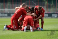 Fussball 1. Bundesliga 2012/2013:  Fototermin beim  FC Bayern Muenchen