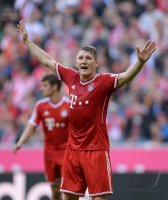 Fussball  1. Bundesliga  13/14: Bastian Schweinsteiger (FC Bayern Muenchen)