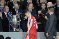 Fussball Champions League Finale:  Enttaeuschung FC Bayern Muenchen