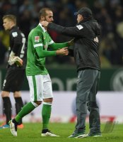 Fussball, 1. Bundesliga  Saison 2014/2015: SV Werder Bremen - Borussia Dortmund