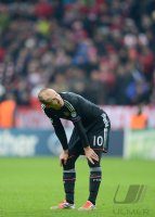 Fussball CHL&Atilde; Saison 12/13:  Arjen Robben (FC Bayern Muenchen)