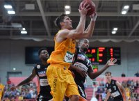 Basketball 1. Bundesliga 15/16 Testspiel:  Walter Tigers Tuebingen - ratiopharm Ulm