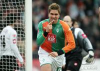 Fussball 1. Bundesliga: Bremen - Moenchengladbach, jubel KLASNIC