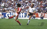 Fussball  WM 1982: Weber, Rummenigge