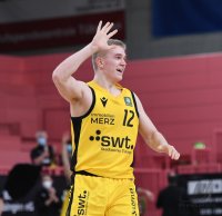 Basketball 2. Bundesliga 2021/2022: Tigers Tuebingen - ROEMERSTROM Gladiators Trier