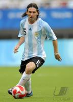 FUSSBALL  Olympia 2008  Peking  Vorrunde Argentinien - Australien