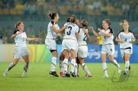 FUSSBALL  Olympia 2008  Finale Frauen  Brasilien - USA