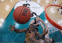 Basketball  1. Bundesliga  09/10  Walter Tigers Tuebingen -New York Phantoms Braunschweig