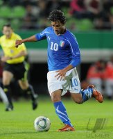 Fussball International  U 20 Laenderspiel:  Karim Laribi (Italien)