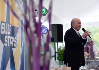 Fusball FIFA 75. Blue Stars 2013 / FIFA Youth Cup: FIFA Praesident Joseph S. Blatter (Schweiz)