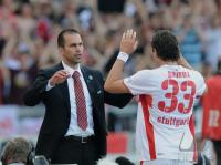 FUSSBALL 1. BUNDESLIGA: JUBEL GOMEZ (VfB Stuttgart)