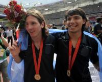 FUSSBALL  Olympia 2008  Peking  Finale Nigeria - Argentinien