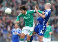 Fussball 1. Bundesliga: Bremen - Schalke