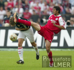 FUSSBALL  1. Liga Spielszene FC Bayern - Stuttgart