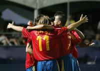 Fussball International  U 20 WM  Achtelfinale Spanien - Brasilien