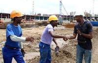 Fussball WM 2010 Stadion Durban