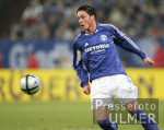 Fussball 1. Bundesliga: Schalke, PANDER Einzelaktion