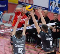 Volleyball 1. Bundesliga  Saison 15/16:  TV Rottenburg -  Netzhoppers KW Bestensee