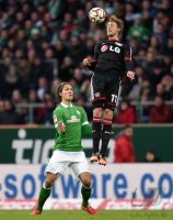 Fussball, 1. Bundesliga  Saison 2014/2015: Werder Bremen - Bayer 04 Leverkusen