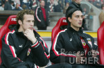 FUSSBALL 1. Bundesliga  Marco Streller (VfB) und Hakan Yakin (VfB)