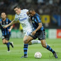 FUSSBALL CHL  Saison 10/11:  Inter Mailand - FC Schalke 04