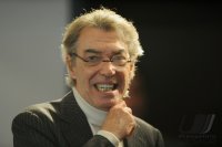 FUSSBALL  International CHL 10/11:  Praesident Massimo Moratti (inter Mailand)