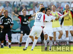 Spielszene FC Bayern Muenchen  -  Bayer Leverkusen